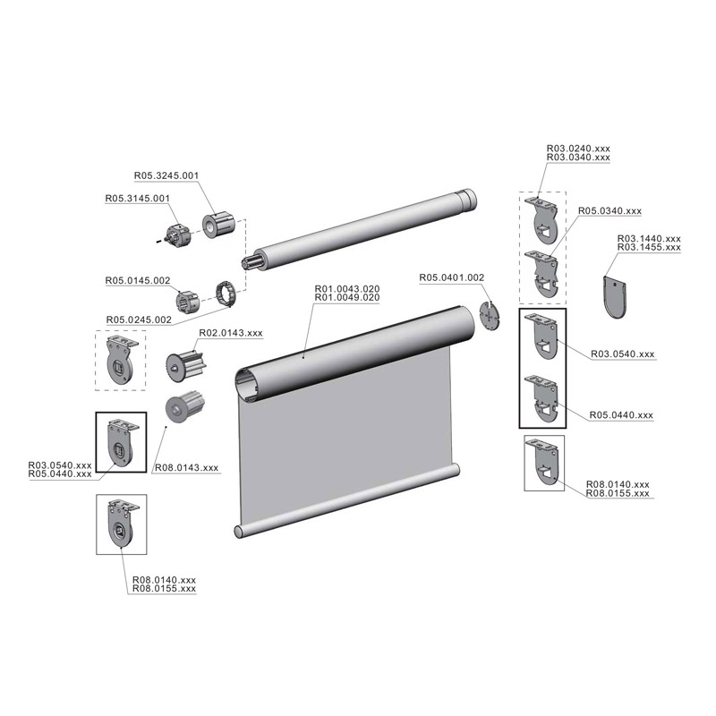 Somfy Motorized System M30/m40